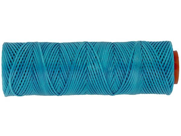 WAXED STRING - 1.0mm BLUE (LIGHT) - 100meters