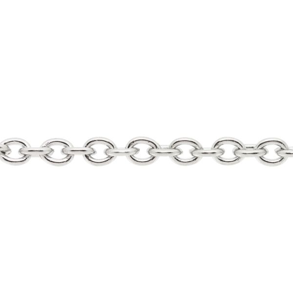 METAL CHAIN - STEEL 316 - CABLE - 4x3x0.8mm NICKEL - ROLL 10meters