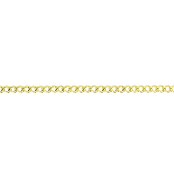 METAL CHAIN - TAIL EXTENSION EXTENSION - 0.6x3x2mm GOLD - NICKEL FREE - 4meters