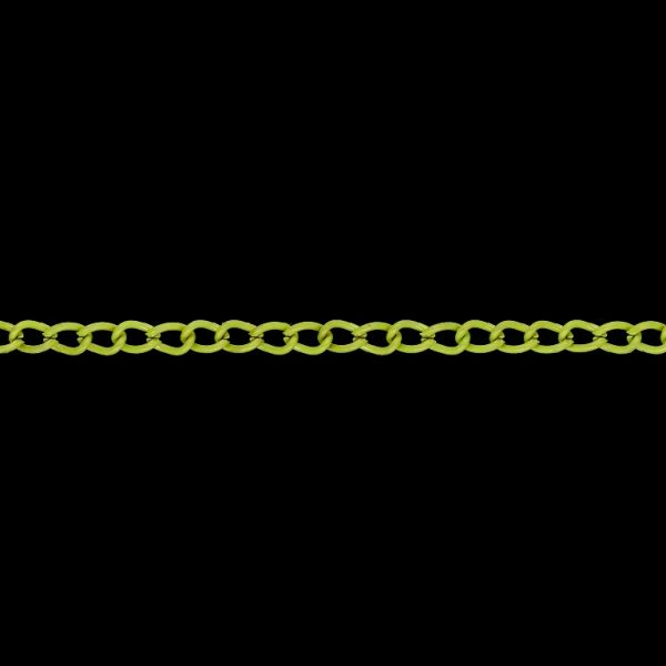 METAL CHAIN - COLORFUL - TAIL EXTENSION EXTENSION - 0.6x3.5x2.5mm YELLOW ELECTRICAL - 1meter