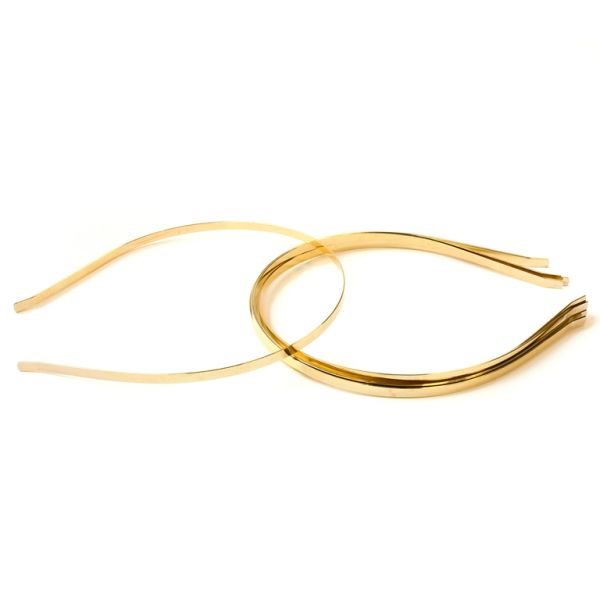 METAL ELEMENTS - HEADBAND - METAL - 120x150x5mm GOLD - 50pcs.