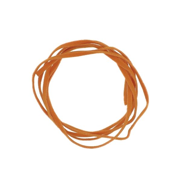 SUEDE FAUX CORD - 3mm - ORANGE 07 - PACKAGE 100х1meter