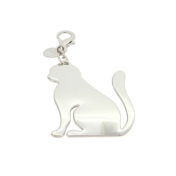 METAL - CHARMS PENDANT WITH CLASP 1 HOLE UV COATING 21mm - CAT 04 - 45x53x2mm NICKEL COLOR - 1pc. Hole-3.0mm