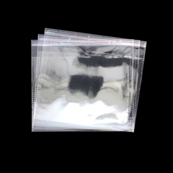 PACKAGING - CELLOPHANE ENVELOPE - TRANSPARENT - 22x16+4cm (30µ) - 100pcs.