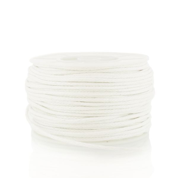 COTTON THREAD 2.0mm - WHITE 101 - PACKAGE 2x40meters