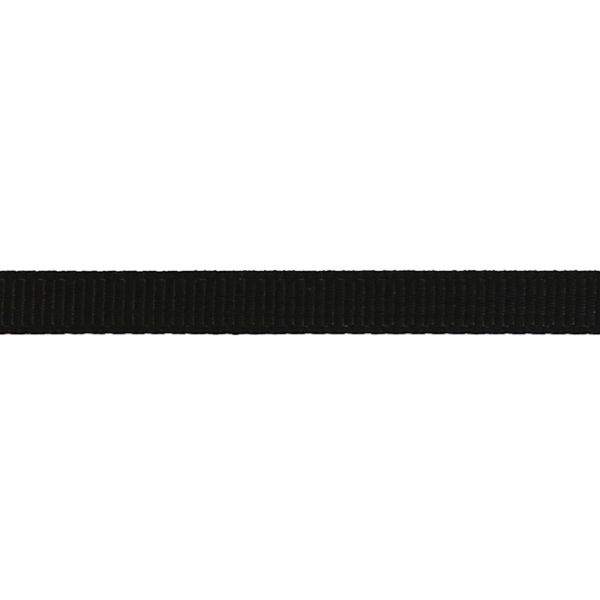 SATIN RIPS - 6mm BLACK 039 - PACKAGE 2x100yards(91m)