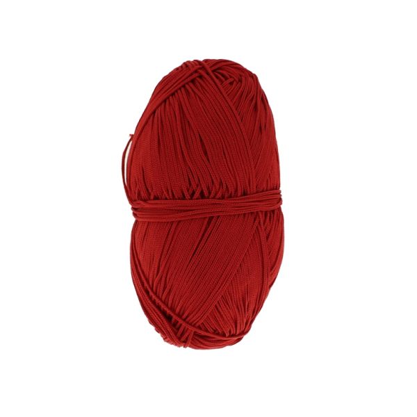 YARN - MACRAME 1.0mm - RED 422 - 170m - POLYESTER MATTE - 1 skein