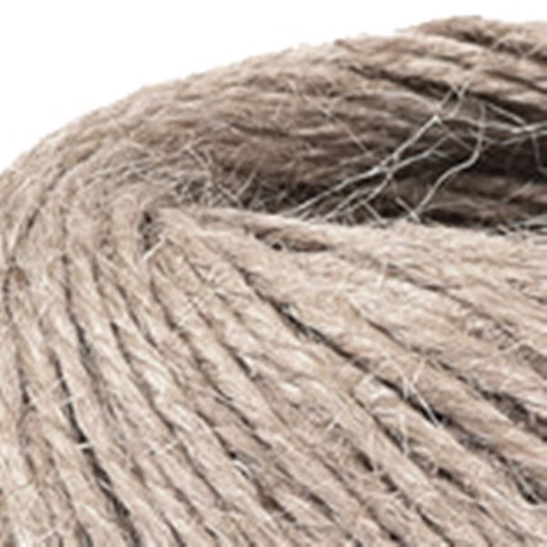 YARN - MACRAME JUTE - 2mm - NATURAL - 40m - 1 ball