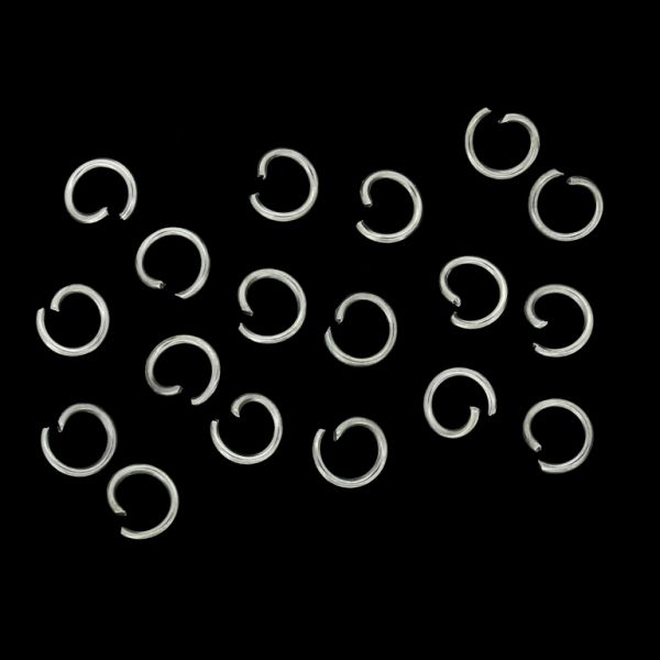 МЕТАЛНИ ЕЛЕМЕНТИ - ХАЛКИ ОТВОРЕНИ - 0.7х5мм НИКЕЛ - NICKEL FREE - ПАКЕТ 500 гр. (11350 бр.)