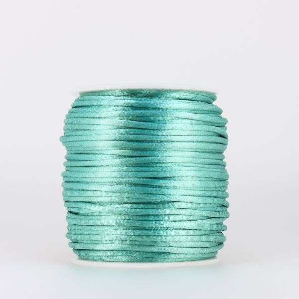SATIN THREAD 2.0mm - MINT (DARK) 257 - 50meters