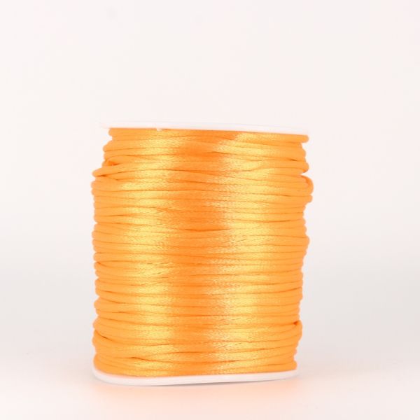 SATIN THREAD 2.0mm - ORANGE 224 - 50meters