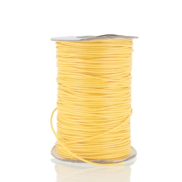 POLYESTER THREAD - 1.5mm YELLOW C028 - PACKAGE 2x80meters