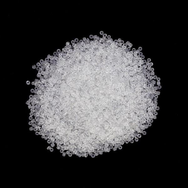 GLASS SEED BEADS - BALL 3mm - TRANSPARENT - WHITE 1 - PACKAGE 450g Hole-1.0mm