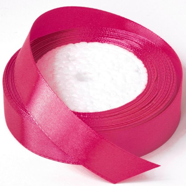 SATIN RIBBON 2.0cm - CYCLAMEN 072 - PACKAGE 10x25yards(22m)