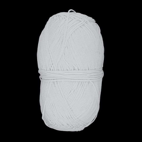 YARN - MACRAME 1.0mm - WHITE 401 - 170m - POLYESTER MATTE - PACKAGE