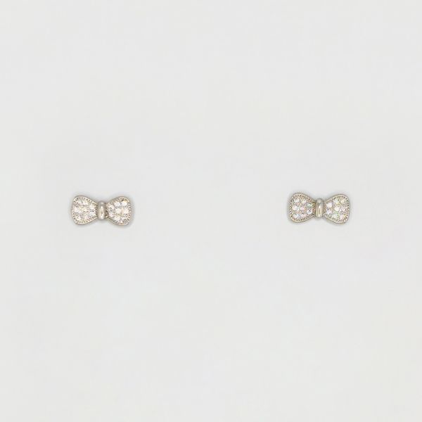 БИЖУТЕРИЯ - ОБЕЦИ - ВИНТ - ЦИРКОН - ПАНДЕЛКА Е260 - 1.8х0.7см НИКЕЛ - ПАКЕТ 6 чифта