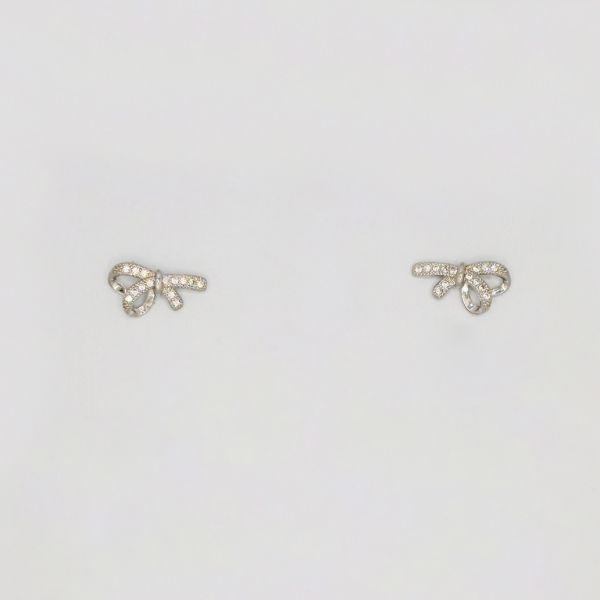 БИЖУТЕРИЯ - ОБЕЦИ - ВИНТ - ЦИРКОН - ПАНДЕЛКА Е262 - 1.5х0.9см НИКЕЛ - ПАКЕТ 6 чифта