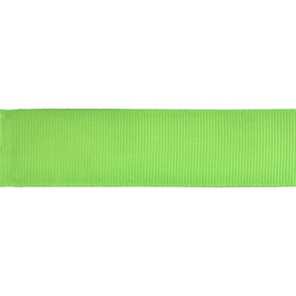 SATIN RIPS - 26mm GREEN (LIGHT) 1078 - ROLL 100yards(91m)
