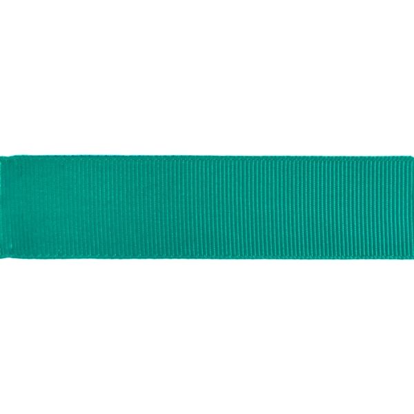 SATIN RIPS - 26mm TURQUOISE GREEN 68 - ROLL 100yards(91m)