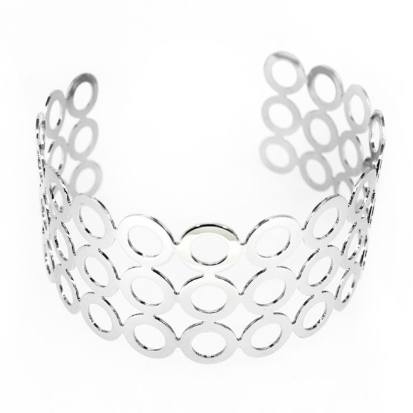 JEWELRY - NECKLACE - CHOKER - METAL - MODEL К098 - 11x5.6cm NICKEL - PACKAGE 6pcs.