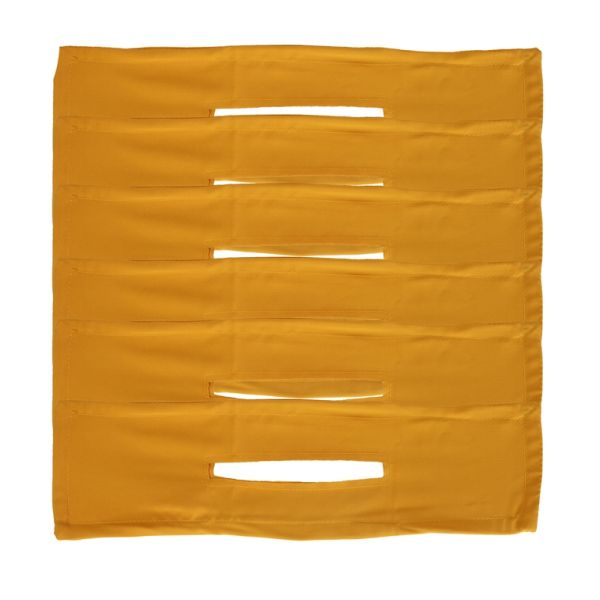 JEWELRY - ACCESSORY FOR HAIR - DAFT BUN WITH WIRE - MODEL 02 - MONOCHROME - 35x11cm ORANGE - PACKAGE 20pcs.