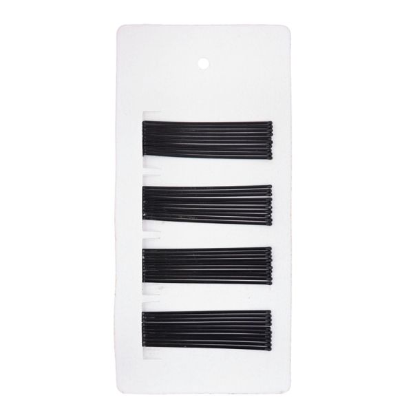 METAL ELEMENTS - BOBBY PIN - 55mm BLACK - 40pcs.