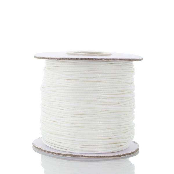 POLYESTER THREAD - 1.0mm WHITE Z092 - 75meters