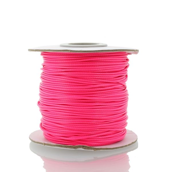 POLYESTER THREAD - 1.0mm PINK ELECTRICAL А017 - PACKAGE 3х75meters
