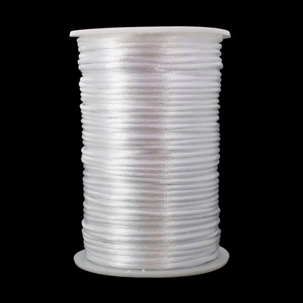 SATIN THREAD 2.0mm - WHITE 242 - 90meters
