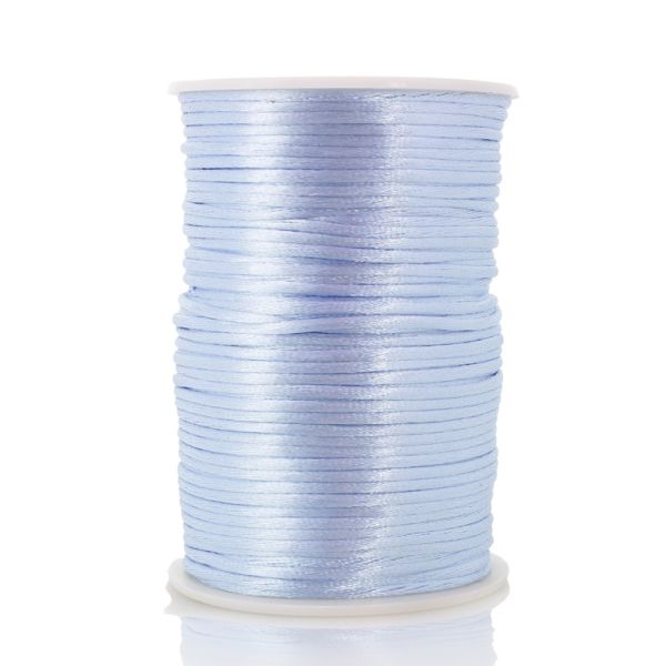 SATIN THREAD 2.0mm - BLUE (LIGHT) 252А - PACKAGE 2x90meters