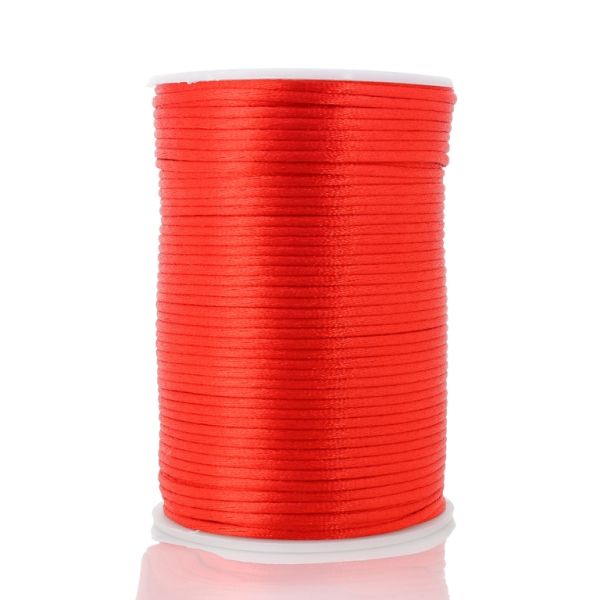 SATIN THREAD 2.0mm - RED 201 - 90meters