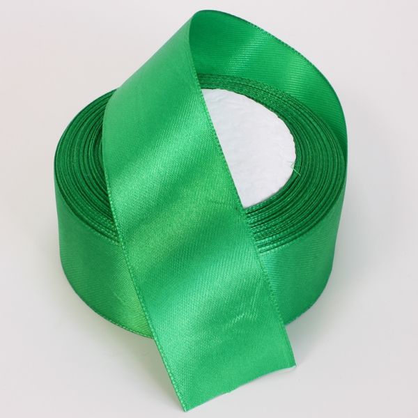 SATIN RIBBON 4.0cm - GREEN GRASSY (LIGHT) 019 - 25yards(22m)