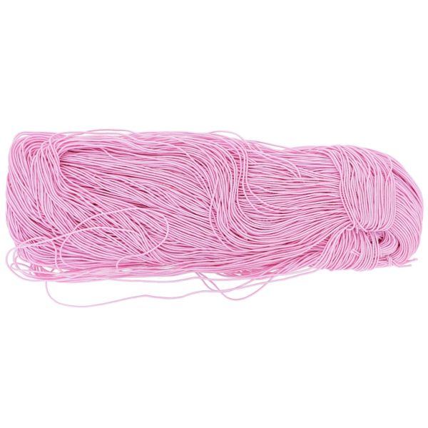 TEXTILE ELASTIC - 1mm - PINK 08 - PACKAGE 10x22meters