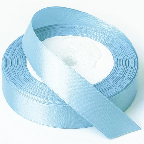 SATIN RIBBON 2.0cm - BLUE SKY (LIGHT) 185 - 25yards(22m)