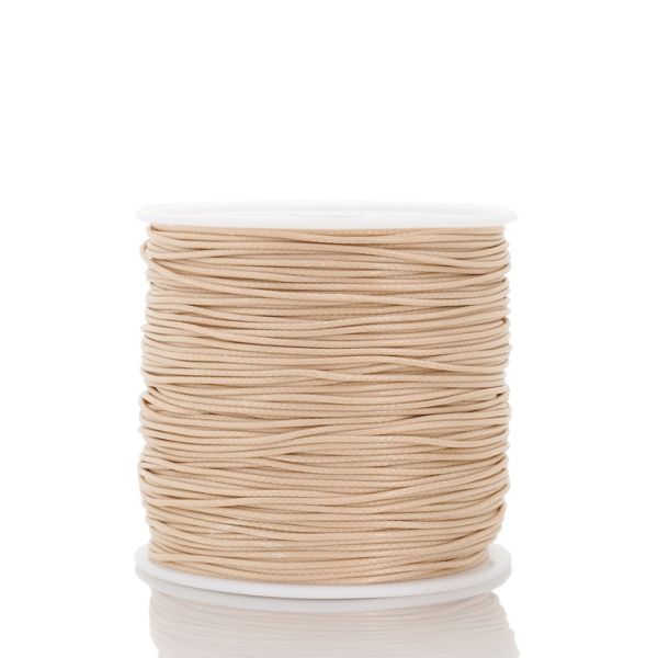 POLYESTER THREAD - 0.8mm BEIGE F056 - PACKAGE 2x75meters