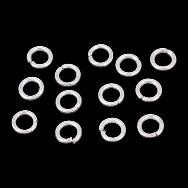 МЕТАЛНИ ЕЛЕМЕНТИ - ХАЛКИ - 1.0х5мм СРЕБРИСТО - 50гр. (605 бр.)