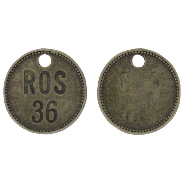 МЕТАЛНИ МЪНИСТА - ВИСУЛКА - ПЛОЧКА ROS 36 - 28х1.3мм СТАРО ЗЛАТО - В КАЧЕСТВО - ПАКЕТ 20 бр. Отвор-4.0мм