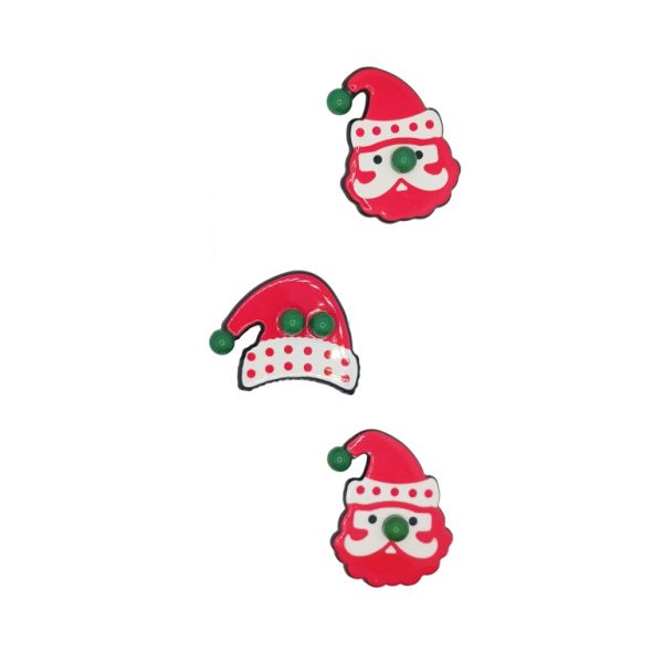 JEWELRY - BROOCH PIN - PLASTIC - MIX 05 - 3pcs.