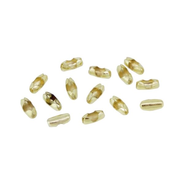 METAL ELEMENTS - LOBSTER CLAW CLASP PARROT CLOSURE FOR CHAIN BALL 1.6mm - 5x2mm GOLD COLOR (LIGHT) 02 - PACKAGE 2000pcs. Hole-0.8mm