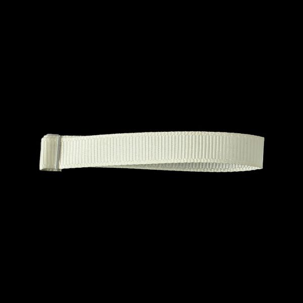 SATIN RIPS - 10mm ECRU (LIGHT) 0008 - ROLL 100yards(91m)