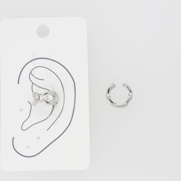 БИЖУТЕРИЯ - ОБЕЦА - ЗА ХРУЩЯЛ (CUFF) - МЕСИНГ Е468 - НИКЕЛ - 1 бр.