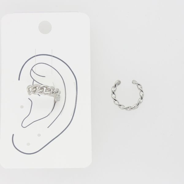 БИЖУТЕРИЯ - ОБЕЦА - ЗА ХРУЩЯЛ (CUFF) - МЕСИНГ Е469 - НИКЕЛ - 1 бр.