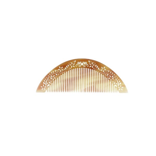 JEWELRY - COMB RUBBER DG015 - 5x13.5cm BROWN-BROWN (LIGHT) - PACKAGE 2pcs.