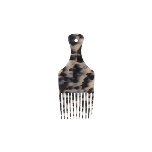 JEWELRY - COMB RUBBER DG018 - 5.5x13cm BEIGE-BROWN (DARK) - PACKAGE 2pcs.