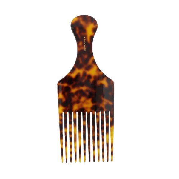 JEWELRY - COMB RUBBER DG021 - 7.3x19cm BROWN (LIGHT)-BROWN (DARK) - PACKAGE 2pcs.