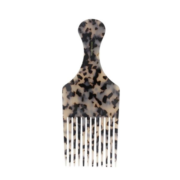 JEWELRY - COMB RUBBER DG021 - 7.3x19cm BEIGE-BROWN (DARK) - PACKAGE 2pcs.