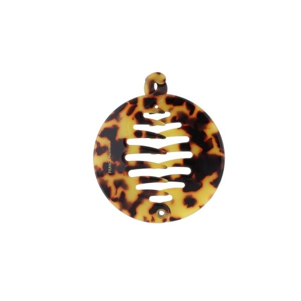 JEWELRY - HAIR BRACKET RESIN SH077 - 7.2x8cm BLACK - 1pc.