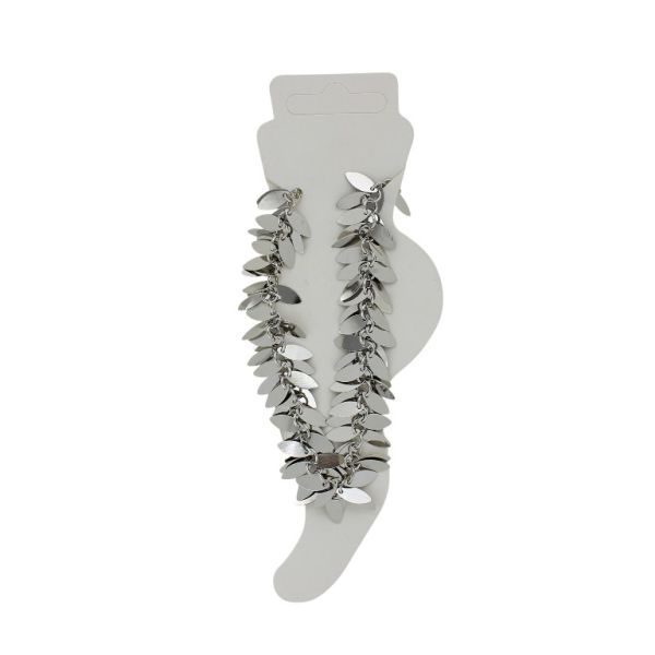 JEWELRY - ANKLET - METAL - CHAIN - 20cm ELLIPSE GK070 - NICKEL - 1pc.