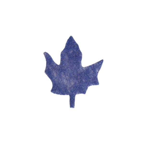 МАТЕРИАЛИ ЗА КРАФТ И ДЕКОРАЦИЯ - ФИГУРИ ОТ КОКОСОВА ТРЕВА - ЛИСТО 01 - 15х18х0.2см - СИНЬО Т. - ПАКЕТ 20 бр.