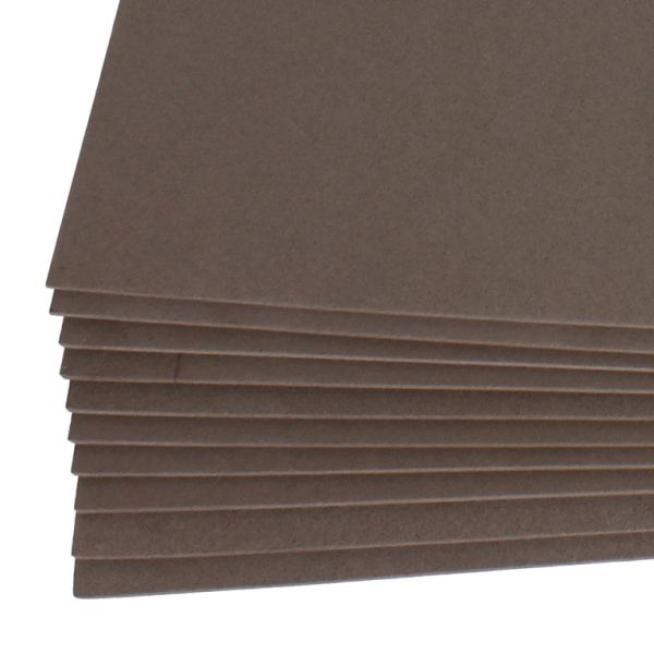 PAPER FOR DECORATION - FOAM SHEET - 19x30cm - BROWN - SECOND-RATE - PACKAGE 10pcs. Thickness -1.8mm
